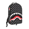 GRAY PEEKING CHARACTER CHECK BACKPACK