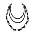 GRUNGE BIKE-CHAIN DETAIL BLACK