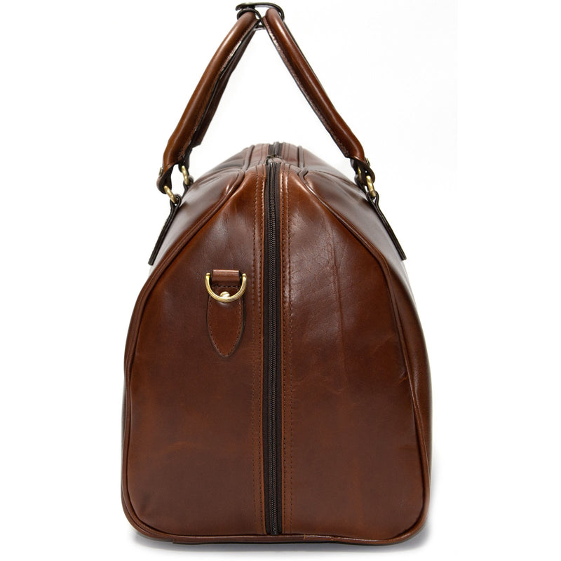 Product image for Herring Bovey Holdall in brandy calf