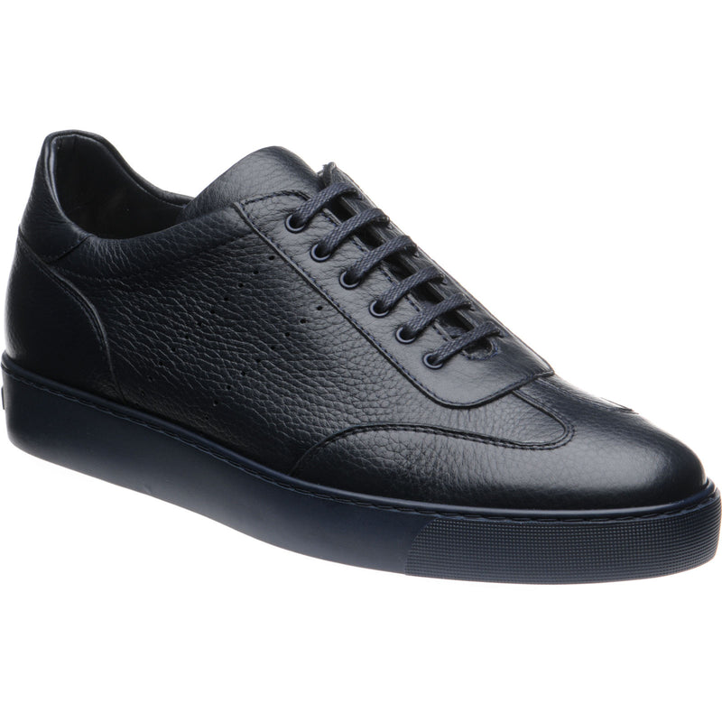 Product image for Herring Brendon in navy grain calf
