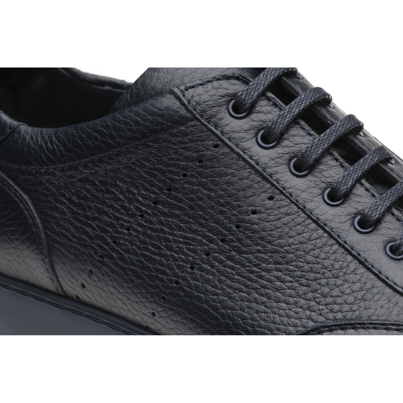 Product image for Herring Brendon in navy grain calf