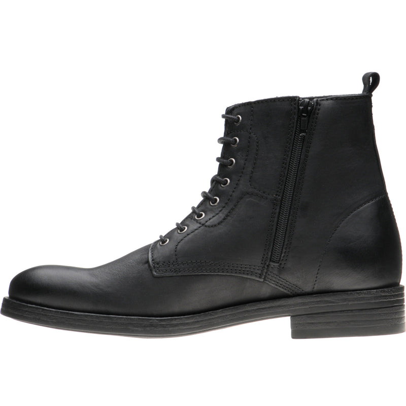 Product image for Herring Bridges in black waxy calf