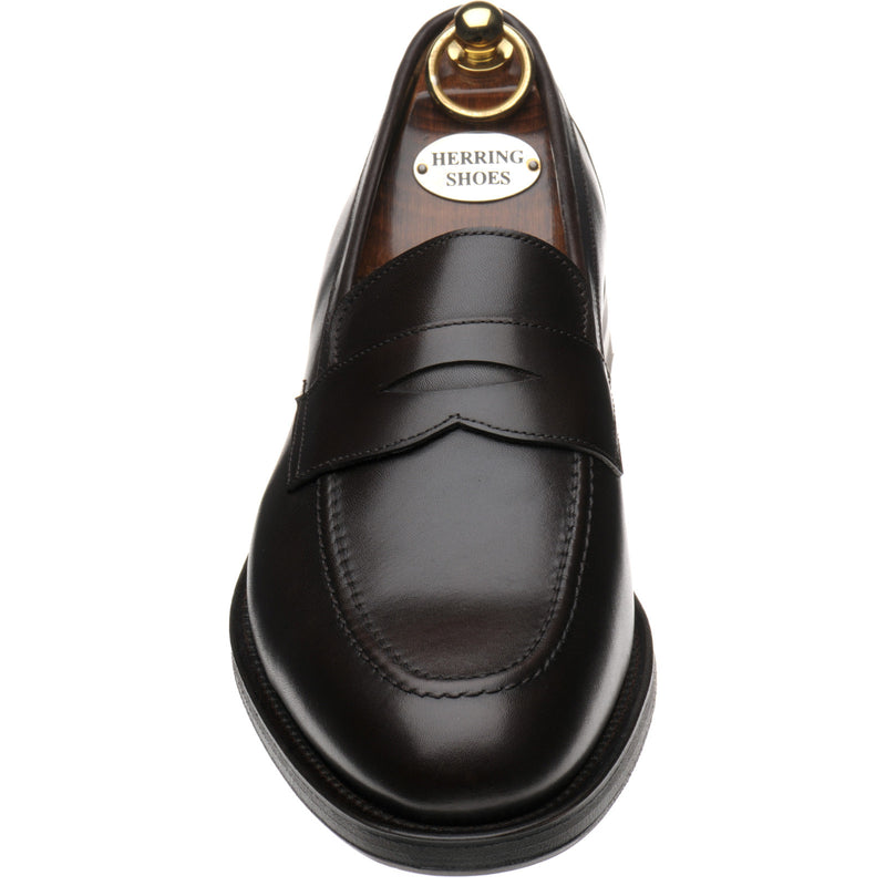 Product image for Herring Dunham II Rubber in dark brown calf