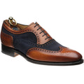 Product image for Herring Farnham in chestnut calf and navy suede