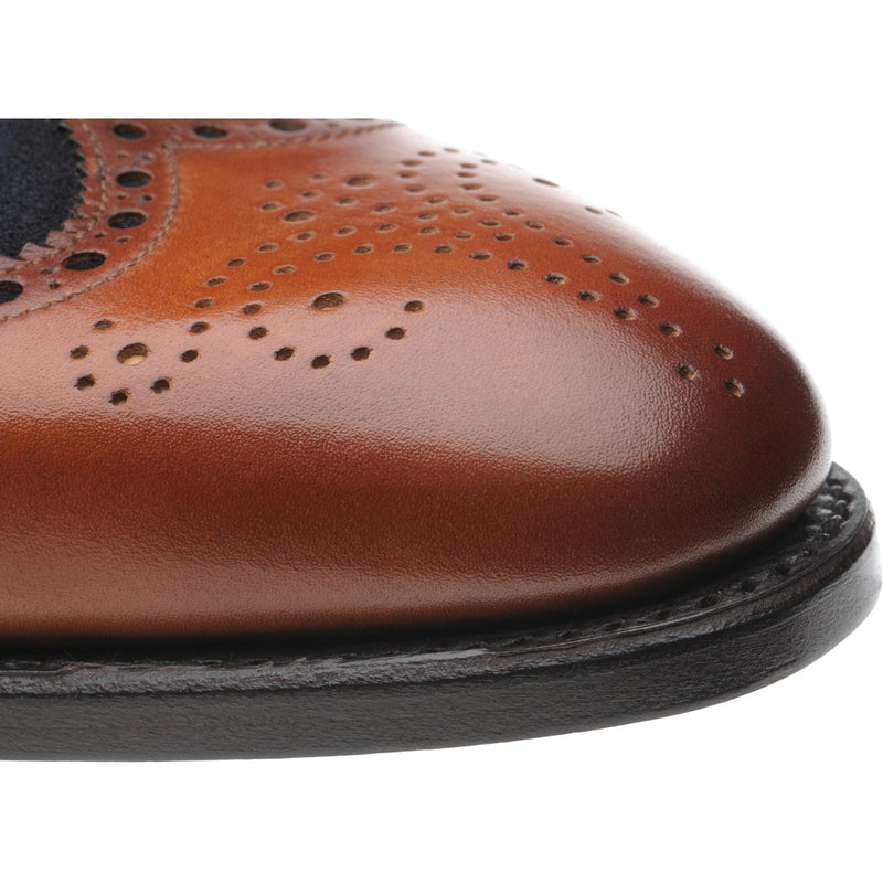 Product image for Herring Farnham in chestnut calf and navy suede