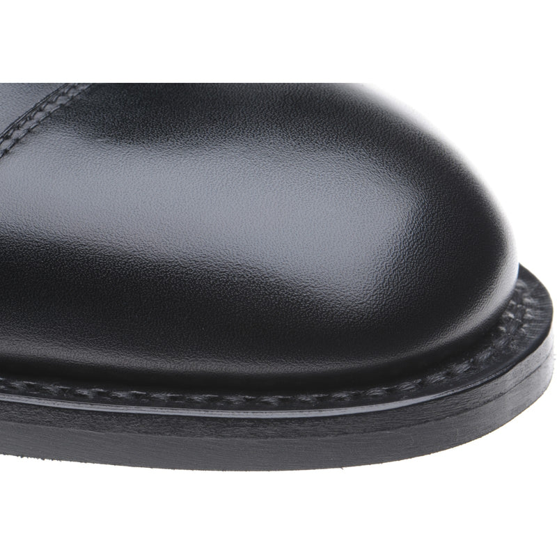 Product image for Herring Knightsbridge R mens rubber-soled Oxfords in black calf