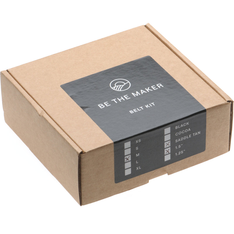 Product image for Herring Make Your Own Belt Kit in cocoa calf