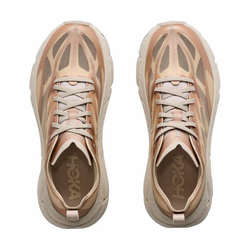 Hoka Men's Mafate Speed 4 Lite (Oat Milk/River Rock) - August Shop