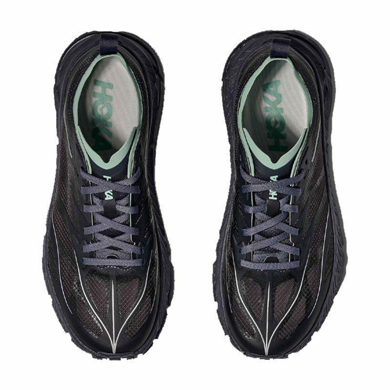 HOKA Unisex Mafate Speed 4 Lite (Charcoal Grey/Jade) - August Shop