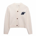 Honor The Gift Brushed Knit Cardigan (Bone) - August Shop