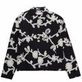 Honor The Gift Floral Ribbon Button Up (Black/White) - August Shop
