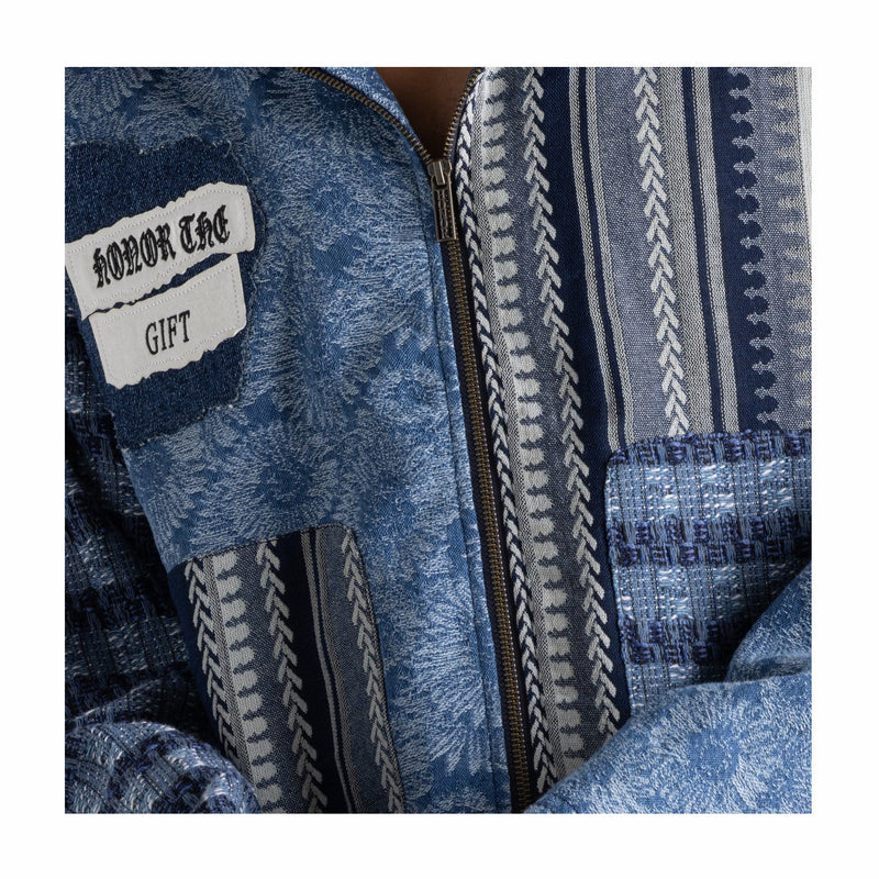 Honor The Gift Indigo Tapestry Hoodie (Indigo) - August Shop
