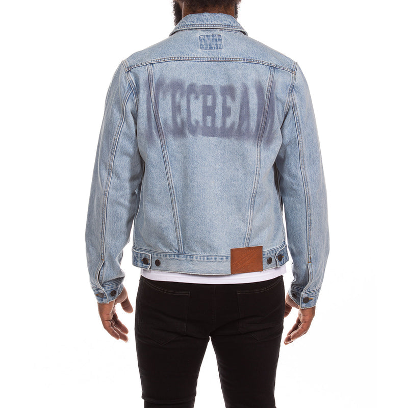 Icecream Blurry Jean Jacket