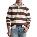 ICONIC RUGBY SHIRT BROWN / WHITE
