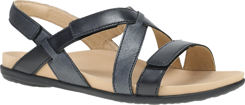 Quarter turn view Women's Dansko Footwear style name Jacklyn in color Blk Multi. Sku: 6225020200