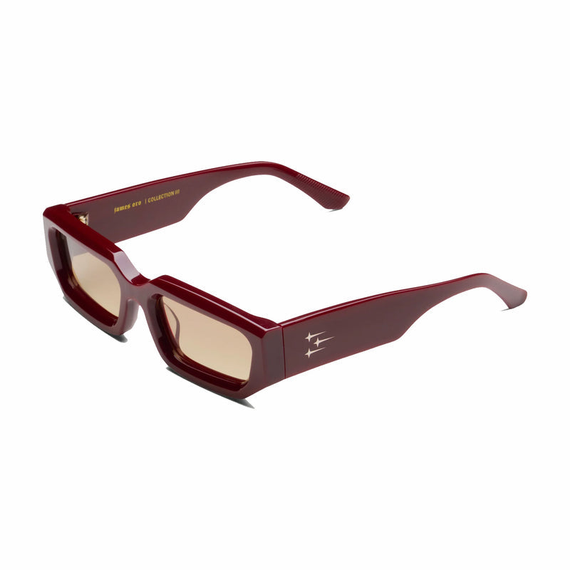 James Oro Bordeaux "Dune" (Brown Tint/Bordeaux Frame) - August Shop