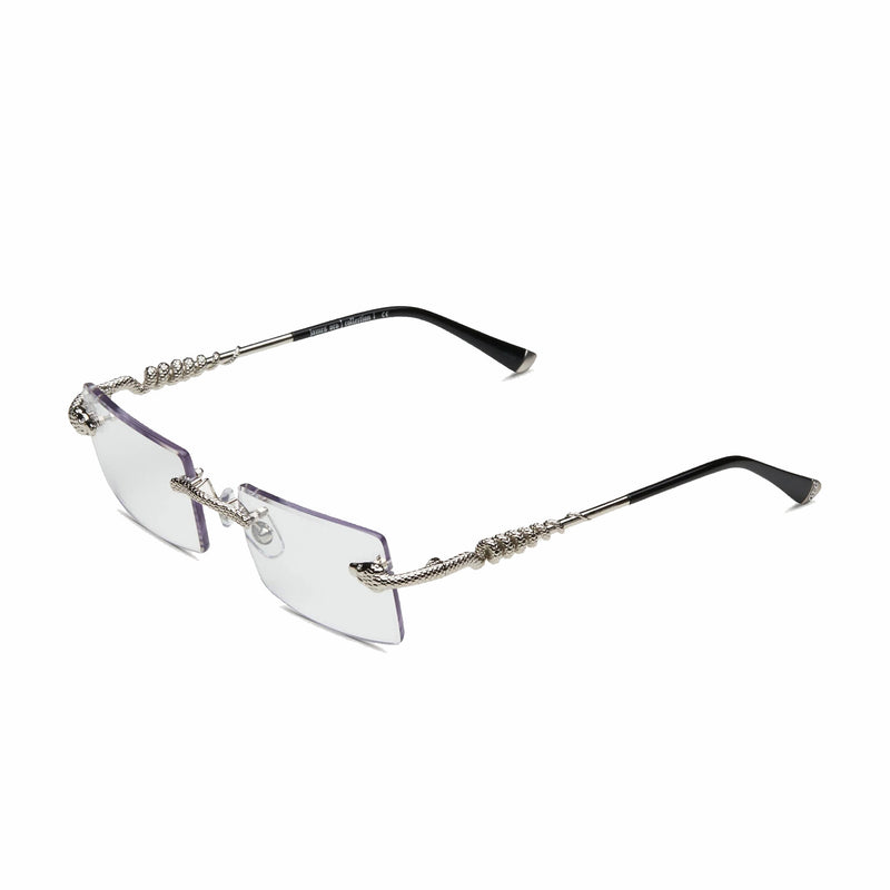 James Oro Clear Silver Serpent "Authentic" (Clear Tint/Silver Frame) - August Shop