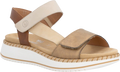 Quarter turn view Women's Remonte Footwear style name Jocelyn 50 in color Antique Tan. Sku: D3J50-92