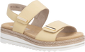 Quarter turn view Women's Remonte Footwear style name Jocelyn 59 in color Sun. Sku: D0Q59-68