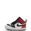 Jordan 1 Crib Bootie Black/Black-Varsity Red-White (HJ9289 061)
