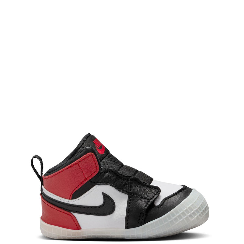 Jordan 1 Crib Bootie Black/Black-Varsity Red-White (HJ9289 061)