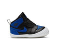 Jordan 1 Crib Bootie Black/Varsity Royal-White (AT3745 007)