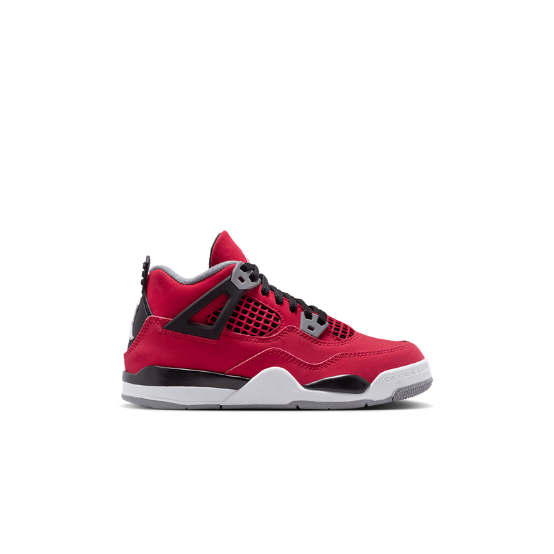 JORDAN 4 RETRO (PS) FIRE RED / WHITE "TORO"