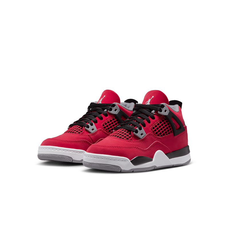 JORDAN 4 RETRO (PS) FIRE RED / WHITE "TORO"