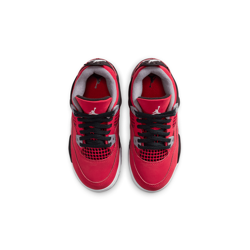 JORDAN 4 RETRO (PS) FIRE RED / WHITE "TORO"
