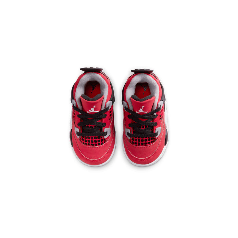 JORDAN 4 RETRO (TD) FIRE RED / WHITE "TORO"