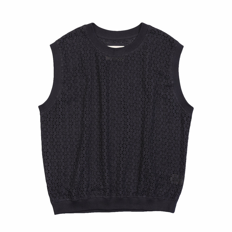 Kardo Noto Schiffli Vest (Charcoal) - August Shop