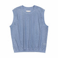 Kardo Noto Schiffli Vest (Light Indigo) - August Shop
