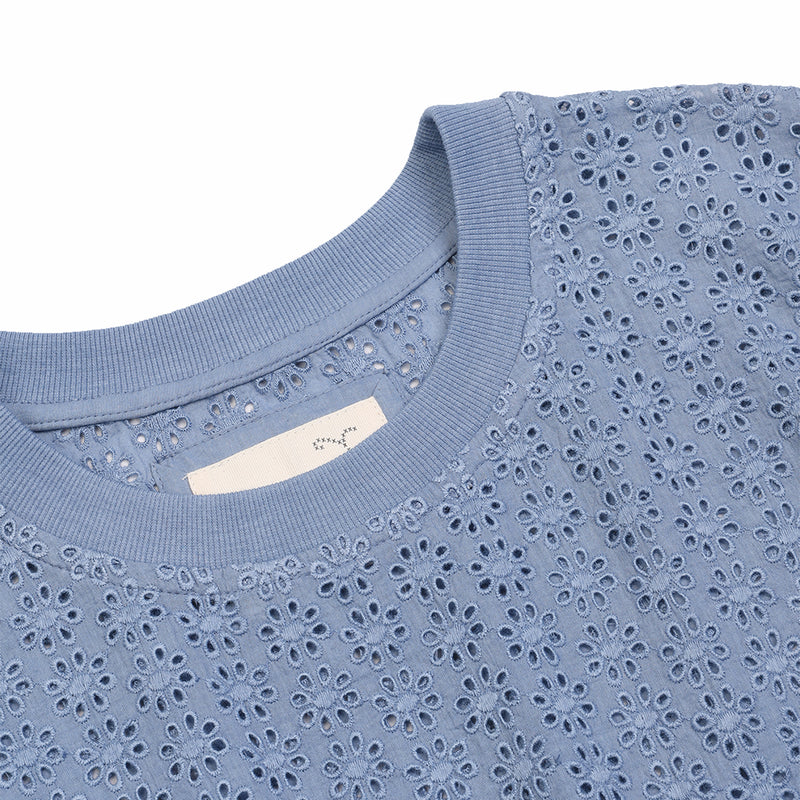 Kardo Noto Schiffli Vest (Light Indigo) - August Shop