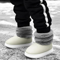 Kids long fur boot