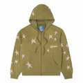 Kidsuper Stars Patchwork Washed Hoodie (Green) - August Shop