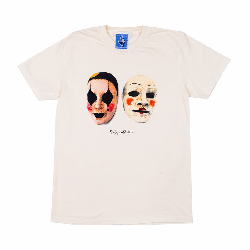 KidSuper Studios Masks Tee (Cream) - August Shop