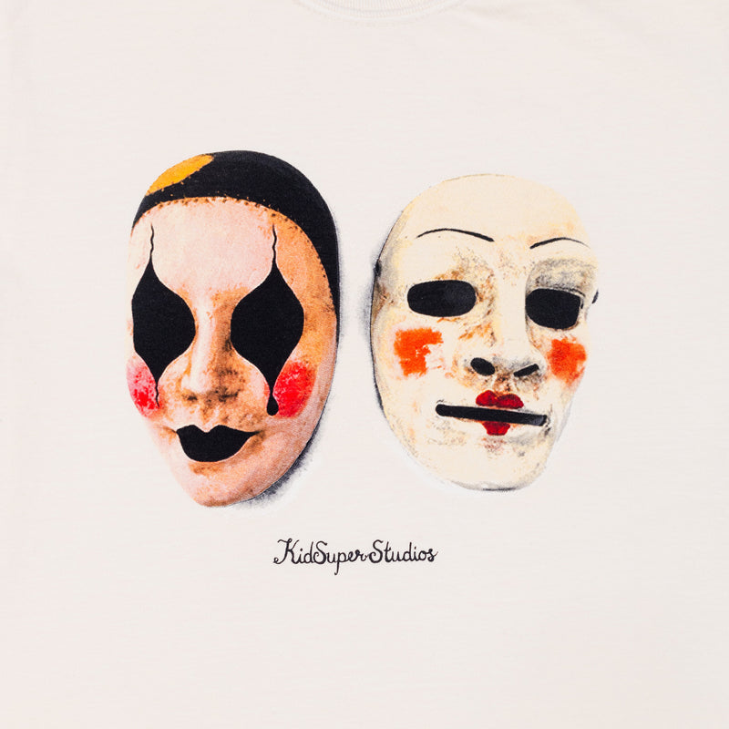 KidSuper Studios Masks Tee (Cream) - August Shop