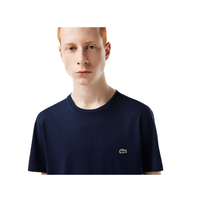 Lacoste Apparel Lacoste Crew Neck Pima Cotton Jersey T-Shirt- Men's