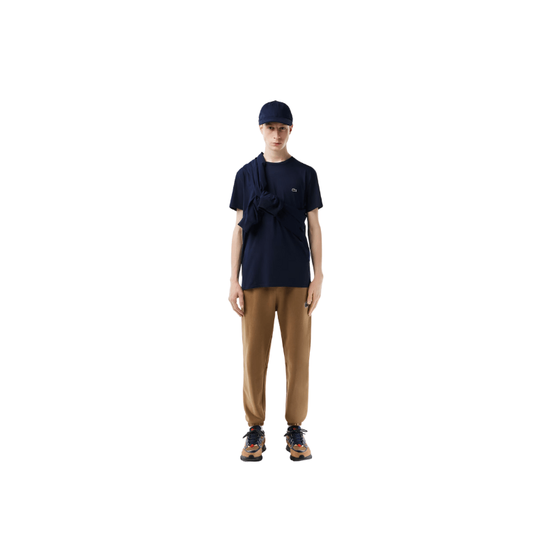 Lacoste Apparel Lacoste Crew Neck Pima Cotton Jersey T-Shirt- Men's
