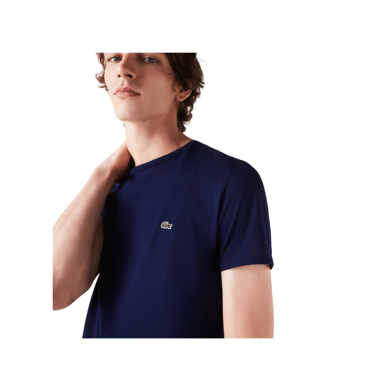 Lacoste Apparel Lacoste Crew Neck Pima Cotton Jersey T-Shirt- Men's