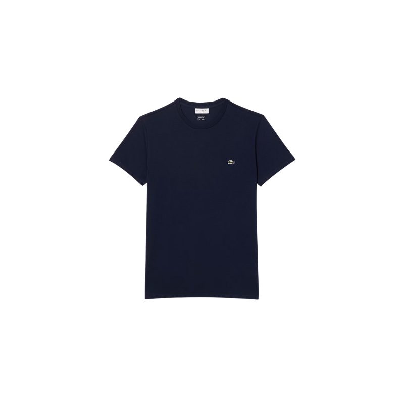 Lacoste Apparel Lacoste Crew Neck Pima Cotton Jersey T-Shirt- Men's