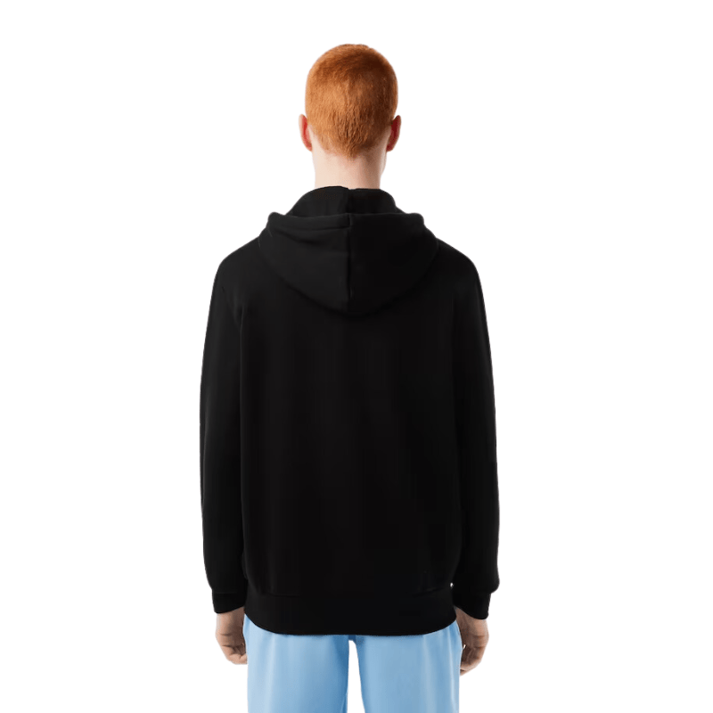 Lacoste Apparel Lacoste Kangaroo Pocket Zip-Up Fleece Hoodie - Men's