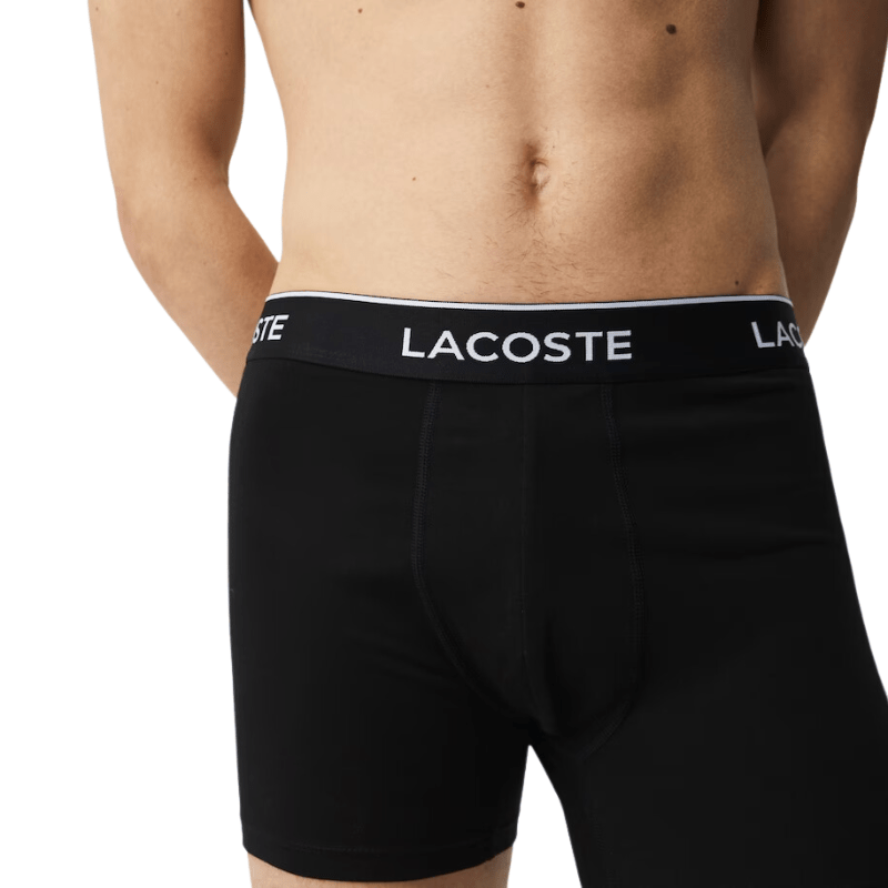 Lacoste Apparel Lacoste  Long Stretch Cotton Boxer Brief 3-Pack - Men's