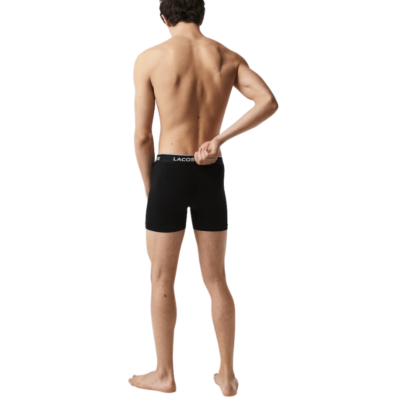 Lacoste Apparel Lacoste  Long Stretch Cotton Boxer Brief 3-Pack - Men's