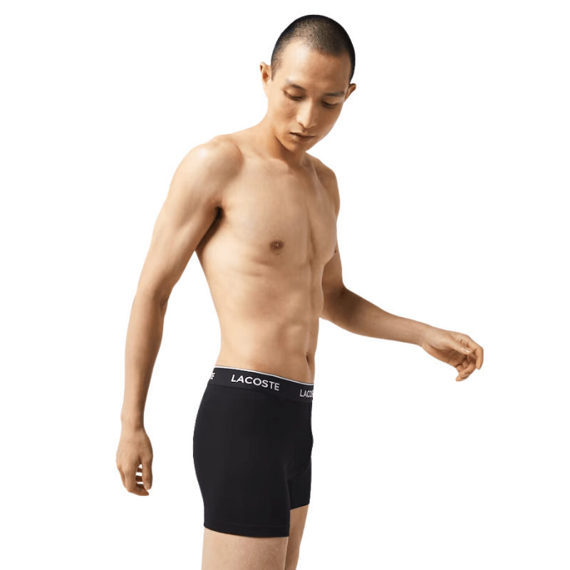 Lacoste Apparel Lacoste  Long Stretch Cotton Boxer Brief 3-Pack - Men's