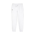 Lacoste White Sport Tennis Track Pants in Fleece