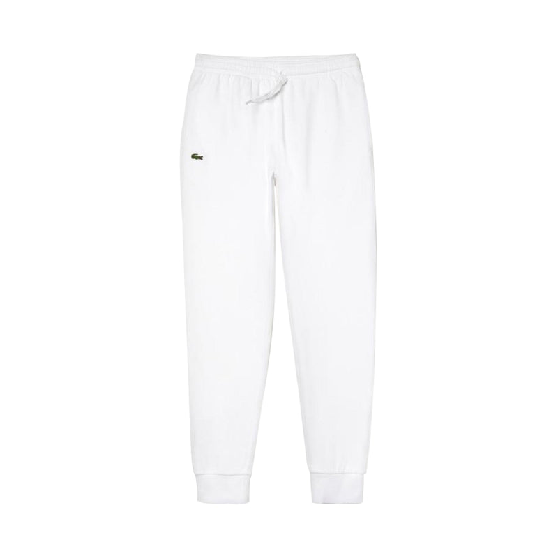 Lacoste White Sport Tennis Track Pants in Fleece