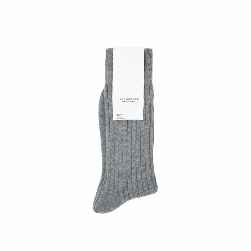 Lady White Co. Socks (Dark Grey Melange) - August Shop