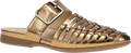 Quarter turn view Women's Dansko Footwear style name Leilani in color Bronze. Sku: 2048290600