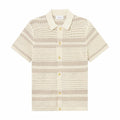 Les Deux Gianni Sort Sleeve Knit Shirt (Ivory) - August Shop